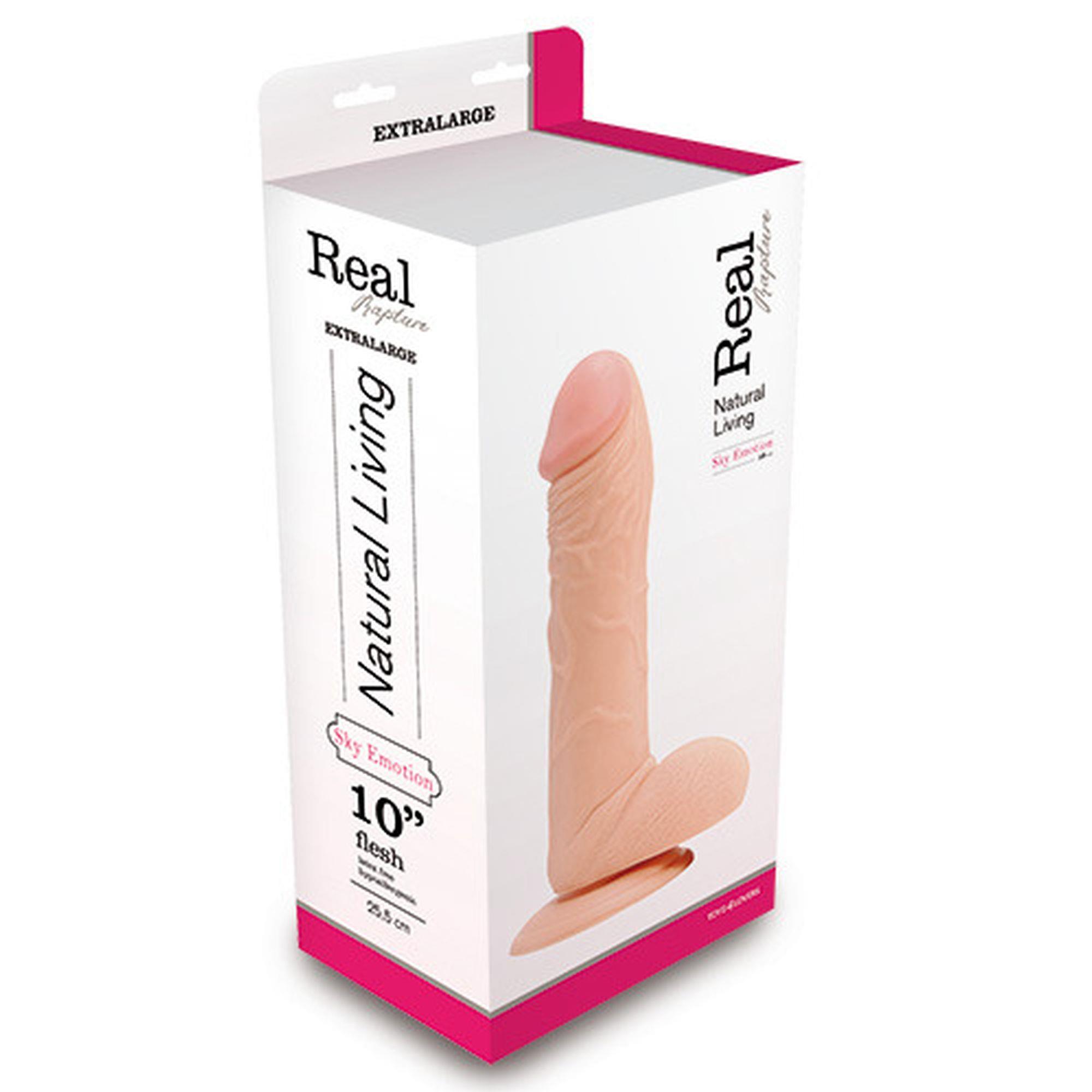 1-00700686 Dildo-REALISTIC DILDO REAL RAPTURE FLESH 10"""""""""""""""" - obrazek 1