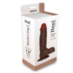 dildo realistic dildo real rapture brown 7 5 - galeria 1