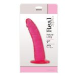 dildo jelly dildo real rapture pink 7 - zdjęcie produktu