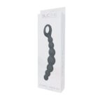 plug kulki fallo anale caterpill ass silicone black - zdjęcie produktu