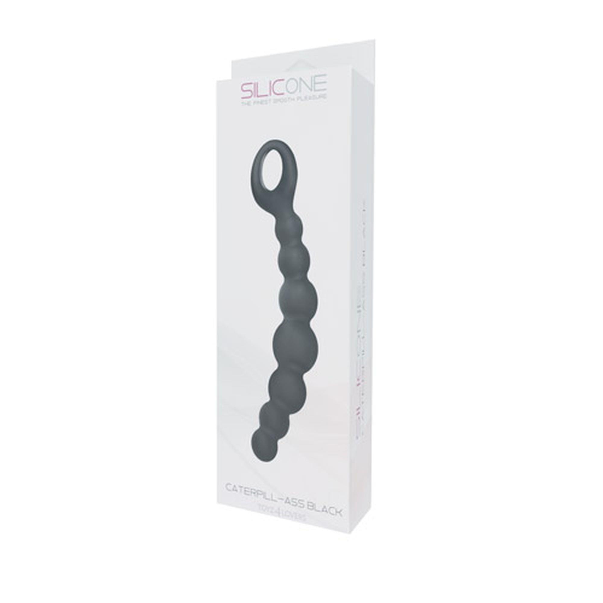 1-00700918 Plug/kulki-FALLO ANALE CATERPILL-ASS SILICONE BLACK - obrazek 1