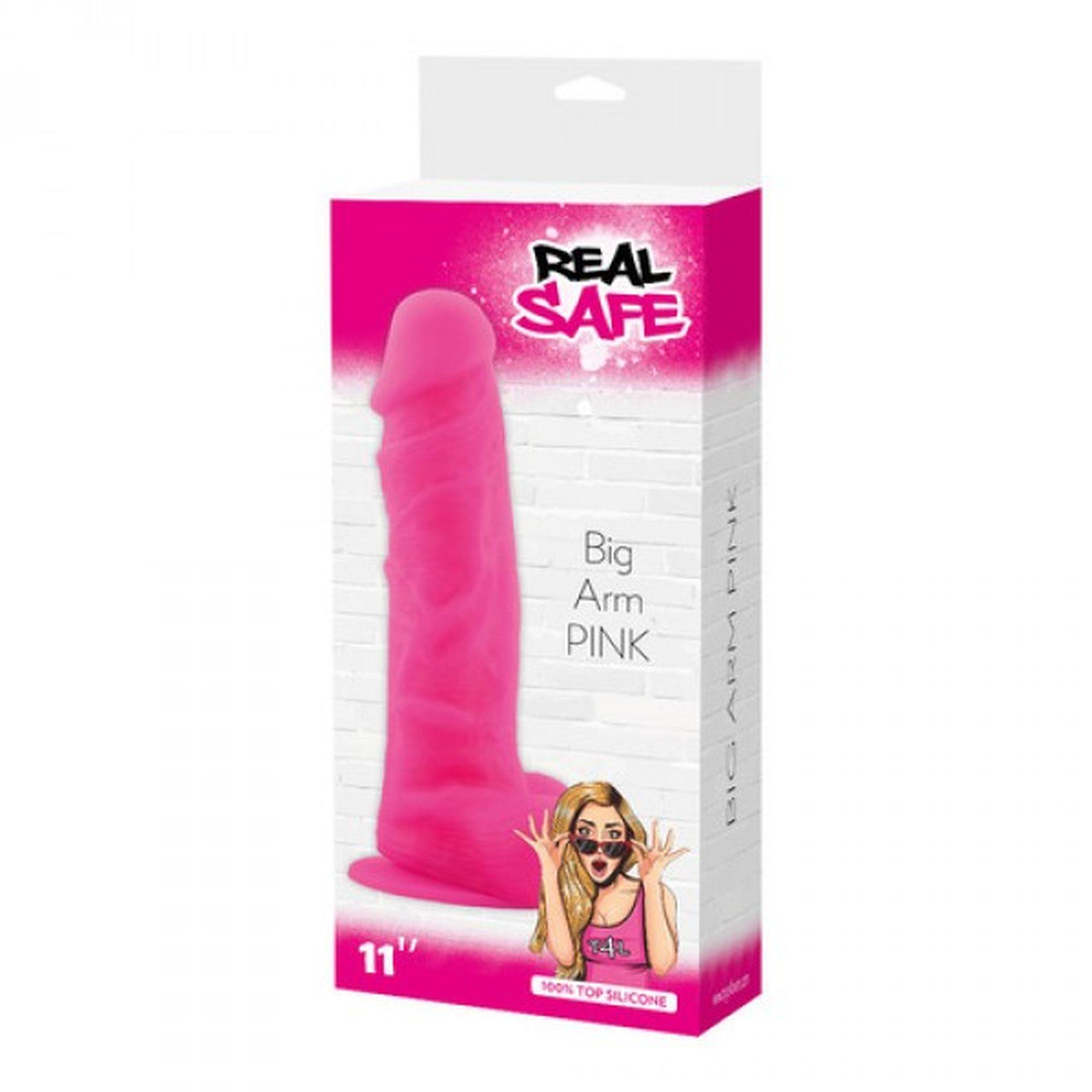 1-00701497 Dildo-Fallo realistico real safe big arm pink - obrazek 1