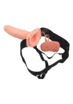 proteza vibratore strap on cavo real rapture 8 flesh - galeria 1