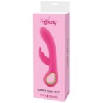 wibrator vibratore rabbit handy riscaldante rabbit grip hot pink - galeria 1