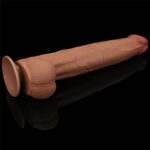 13 5 king sized sliding skin dual layer dong brown - galeria 5