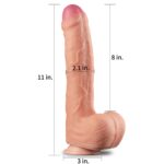 11 dual layer platinum silicone cock - galeria 1