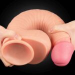 12 dual layered platinum silicone cock - galeria 4