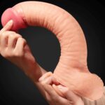 12 dual layered platinum silicone cock - galeria 7