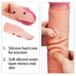 12 dual layered platinum silicone cock - galeria 9