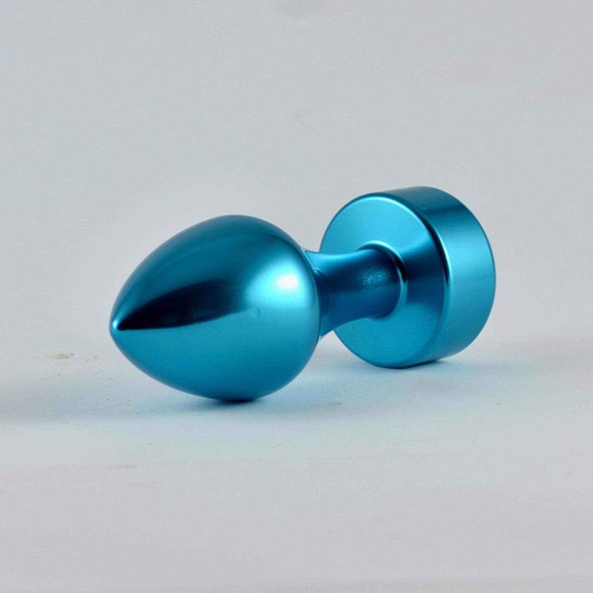 10-RO-L002_01 aluminium anal plug blue - zdjęcie produktu