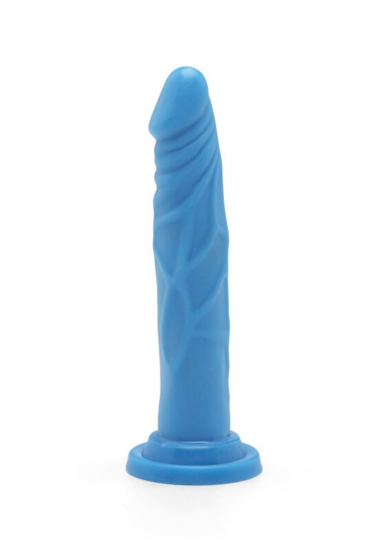 happy dicks dong 7 5 inch blue - zdjęcie produktu