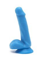 happy dicks dildo 6 inch balls blue - zdjęcie produktu