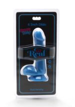 happy dicks dildo 6 inch balls blue - galeria 1