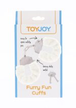 furry fun cuffs white - galeria 1