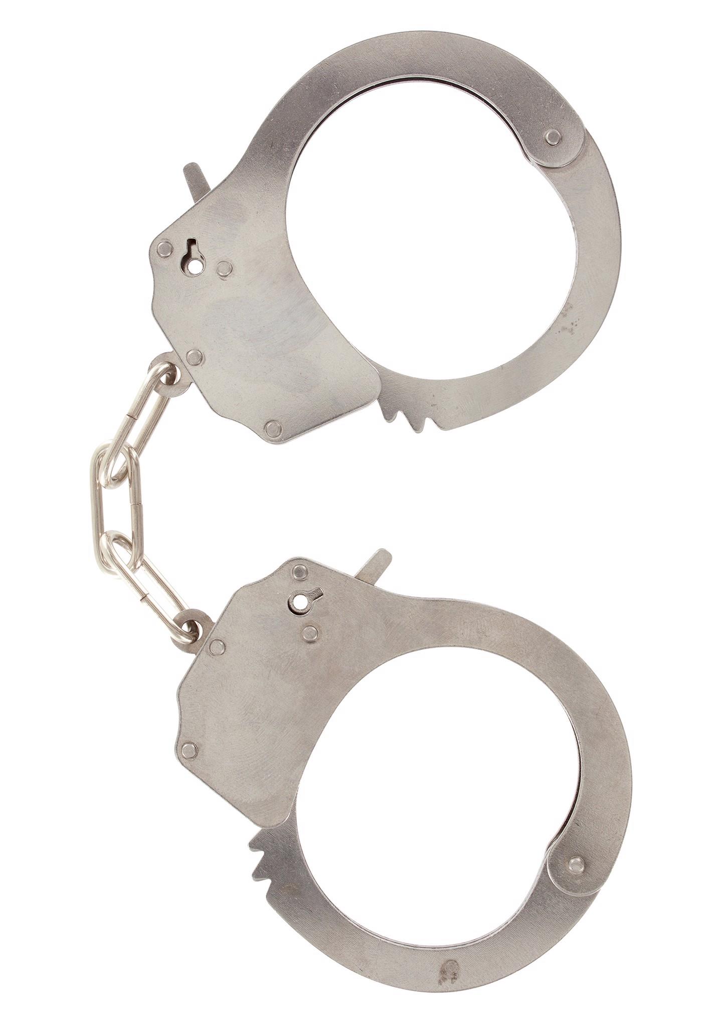 10351_METAL_01 Metal Handcuffs Metal - obrazek 1