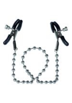 silver beaded nipple clamps metal - zdjęcie produktu