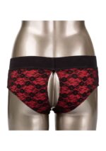 scandal crotchless set l xl black - galeria 3