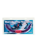 dual vibrating flexi dong purple - galeria 1