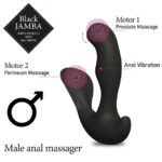 feelztoys black jamba anal vibrator - galeria 2
