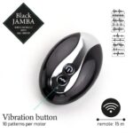 feelztoys black jamba anal vibrator - galeria 6