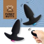 feelztoys funkybutts remote controlled butt plug set for couples - galeria 6