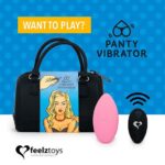 feelztoys panty vibe remote controlled vibrator pink - zdjęcie produktu