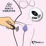 feelztoys panty vibe remote controlled vibrator pink - galeria 1