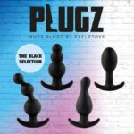 feelztoys plugz butt plug black nr 4 - galeria 4