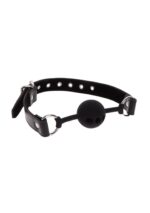 silicone ball gag black - zdjęcie produktu