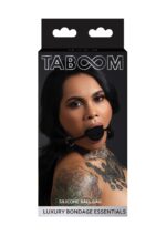 silicone ball gag black - galeria 1