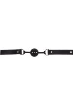 silicone ball gag black - galeria 2