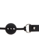 silicone ball gag black - galeria 3