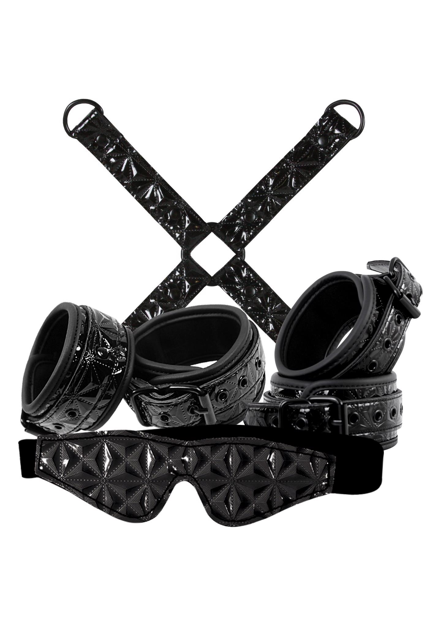 18460_BLACK_01 Bondage Kit Black - obrazek 1