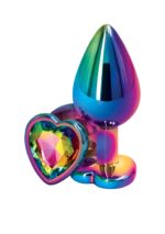 korek analny rear assets multicolor heart m multikolor - zdjęcie produktu