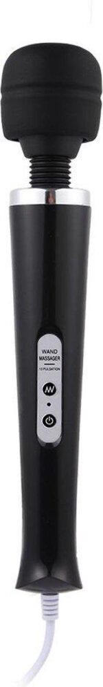 powerwand black eu plug big size wand massager - zdjęcie produktu