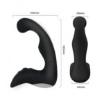 new prostate stimulator black rechargeable prostate stimulator - galeria 1