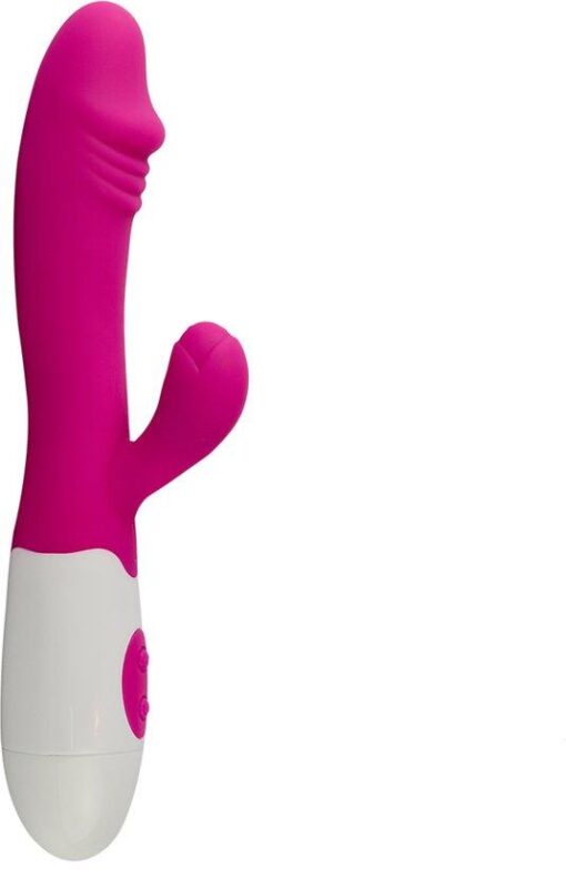 billy g pink 20 cm silicone vibrating 10 speed - zdjęcie produktu