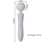 stymulator massager ultra powerful big usb white 20 function - zdjęcie produktu