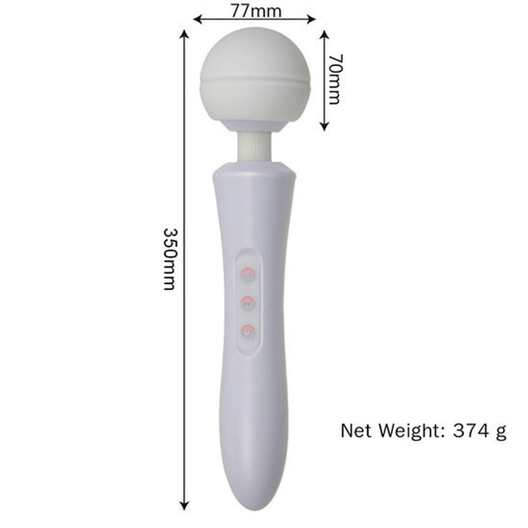 22-00009_1 Stymulator-Massager Ultra Powerful -Big USB White 20 Function - obrazek 1
