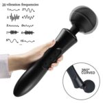 stymulator massager ultra powerful big usb black 20 function - galeria 3