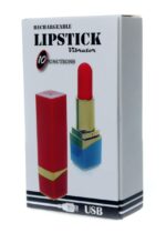stymulator lipstick vibrator red - galeria 4