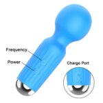 stymulator rechargeable mini masager usb 20 functions blue - galeria 3