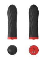 stymulator rechargeable silicone touch vibrator usb 10 functions black - galeria 3