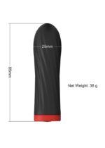 stymulator rechargeable silicone touch vibrator usb 10 functions black - galeria 4