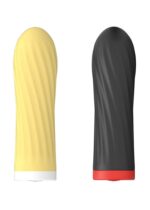 stymulator rechargeable silicone touch vibrator usb 10 functions black - galeria 5