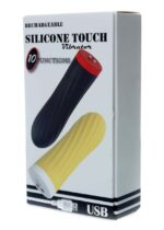 stymulator rechargeable silicone touch vibrator usb 10 functions black - galeria 6