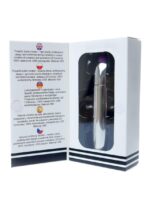 stymulator rechargeable powerful bullet vibrator usb 20 functions silver - galeria 5