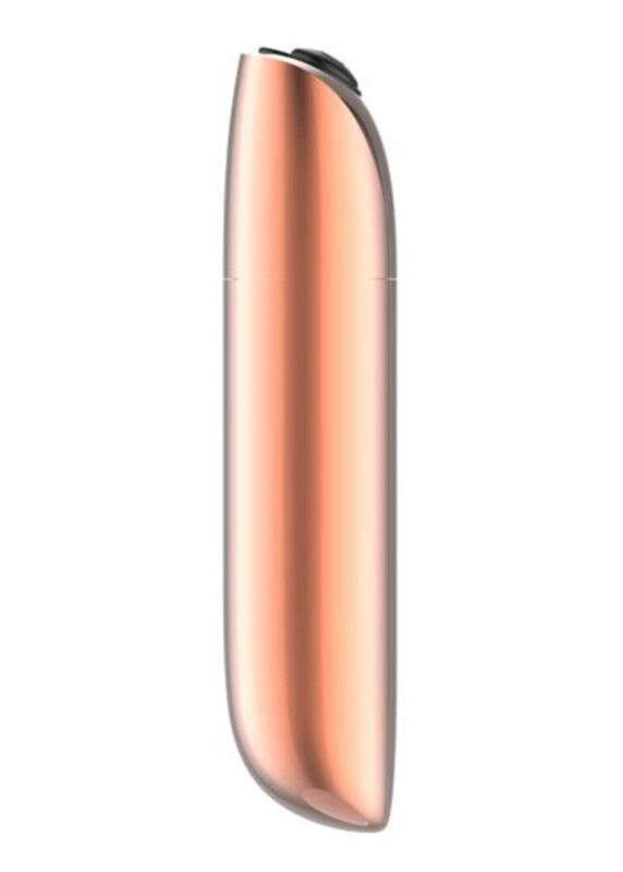 stymulator rechargeable powerful bullet vibrator usb 20 functions gold - zdjęcie produktu