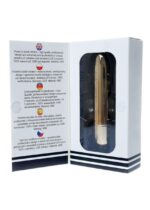 stymulator rechargeable powerful bullet vibrator usb 20 functions gold - galeria 4