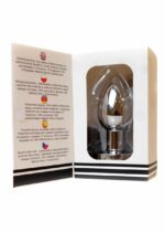 stymulator rechargeable butt plug vibrator usb 10 functions silver - galeria 6